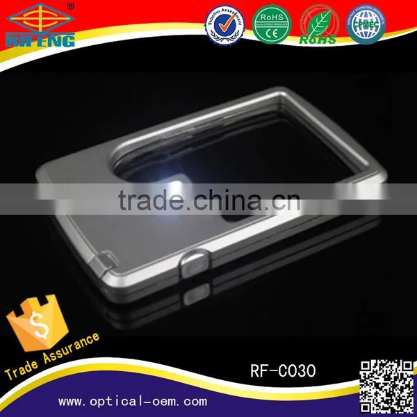 Credit Card Sized Magnifier ,H0T047 Magnifier Lamp Led Light Head Magnifying Glass photo-4