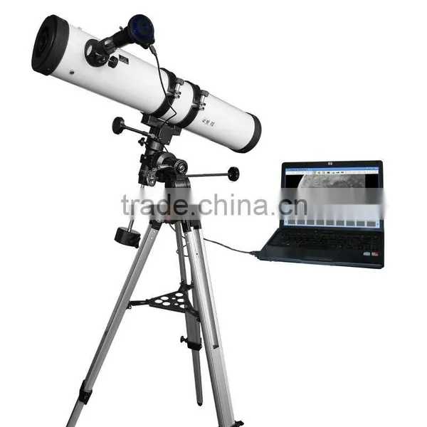 TVV5000-F9114EQ 5.0MP USB Digital Reflective Telescope Equipped With Equatorial and Heavy-duty Metal Tripod