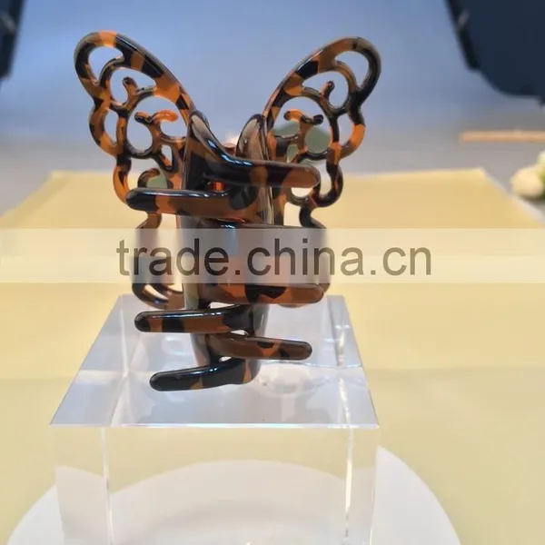 Wholesale Luxury Barrette High Quality Fashion Jewelry Butterfly Hair Claw Clip Novelty Clamp Clip photo-3