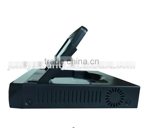 330 Degree Angle Embedded LINUX 7 Inch Monitor P2P CCTV Security H 264 8CH NVR photo-5