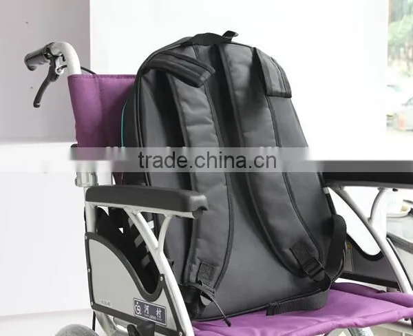 Large Storage Mesh Side Pocket Power Electric Wheel Chair Bag With Padded Loop Luxury Backpack Wheelchair Bag photo-3