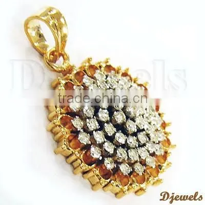 Diamond Gold Pendants, Stylish Diamond Pendants, Diamond Jewelry photo-2