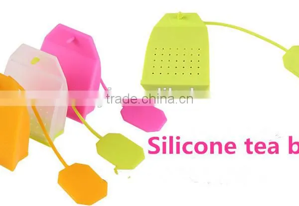 Factory Price BPA Free Silicone Bag Shape Tea Infuser photo-5