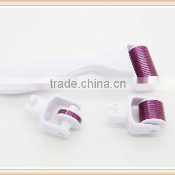 CE New Year Sale!! 3 Function in 1 Needles Micro Needle Roller Titanium System Medical Grade Derma Roller photo-4