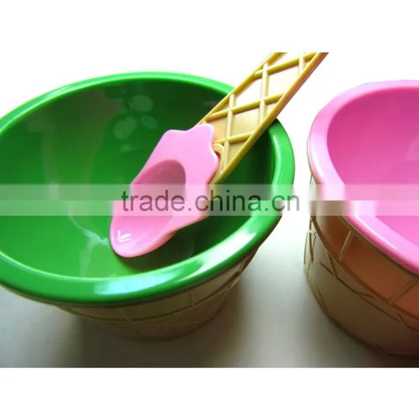 Hot Selling Ice Cream Cup With Spoon Price Mini Design Plastic Ice Cream Cup photo-4