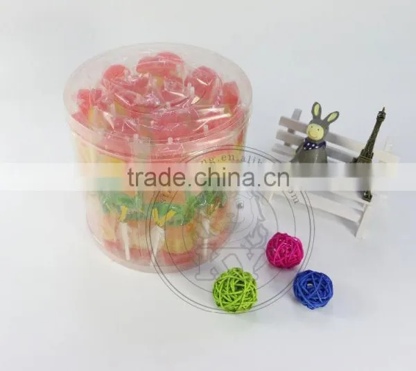 Fruity Shape Soft Gummy Jelly Candy Lollipop photo-2