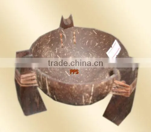 Coconut Shell Candle Holder photo-4