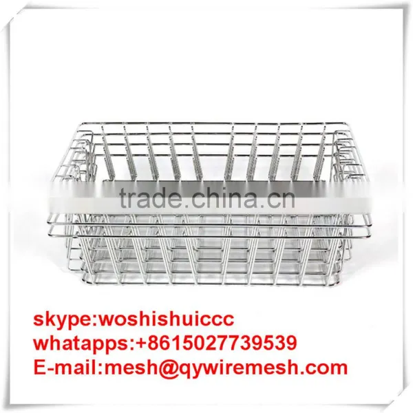 Fruit Bowl Holder Metal Chrome Grid Basket F0094 photo-5