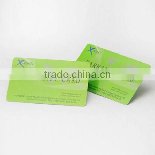 Free Sample Restaurant Membership PVC Card photo-3