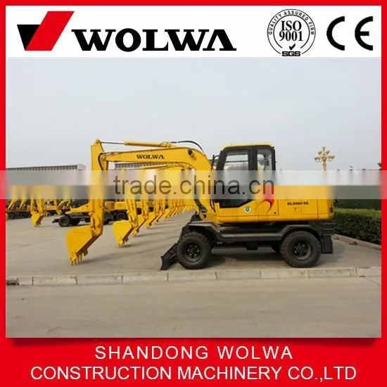 Wolwa DLS880-9A 8t Wheeled Hydraulic Excavator With Bucket photo-2