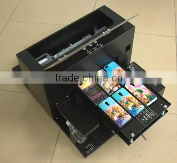 A4 Size 6 Colors ECO-Solvent Flatbed Small Phone Case Printer photo-2
