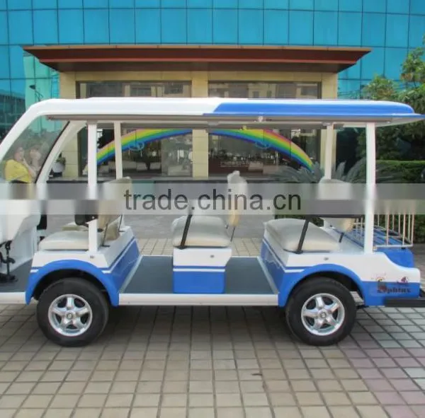Park Elegant 8 Seaters Electric Tourism Bus Amusement Electric School Car photo-4