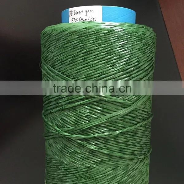 PE Stem Fiber Artificial Grass Yarn for Football Fields Garden Ornament Synthetic Turf Synthetic Lawn photo-4
