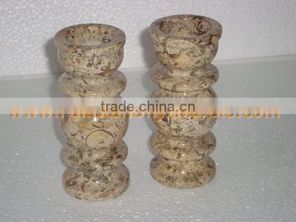 UNIQUE MARBLE CANDLE HOLDERS STANDS photo-5