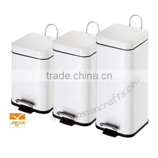3 Litre Pedal Advertising Stainlee Steel Trash Bin Blue photo-5