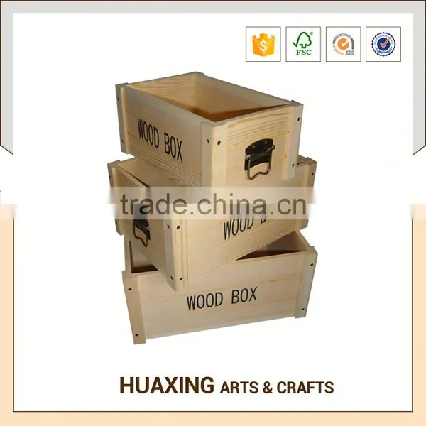 Durable Mini Gift Wooden Storage Basket for Sale photo-2