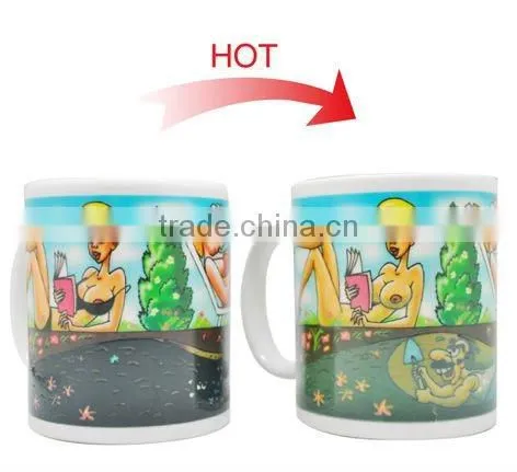 2017 Promotional Item 11oz Mug Custom Color Changing With Logo photo-2