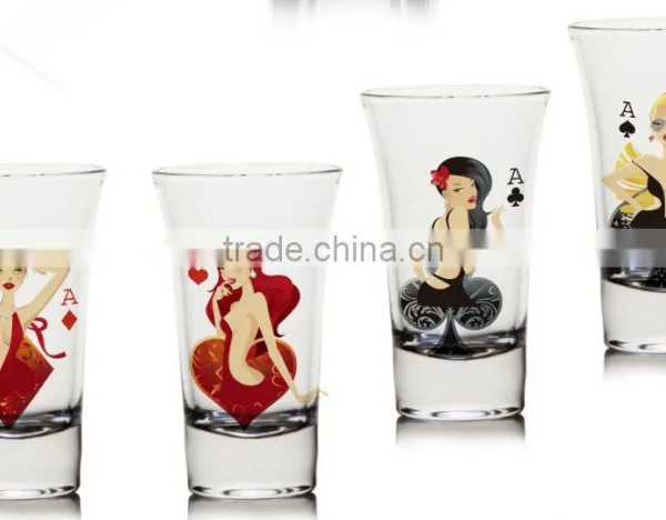 1.5oz 2oz 2.5oz 3oz Animal Woman Gril Color Printing Sheezer Shot Glass Cup photo-3