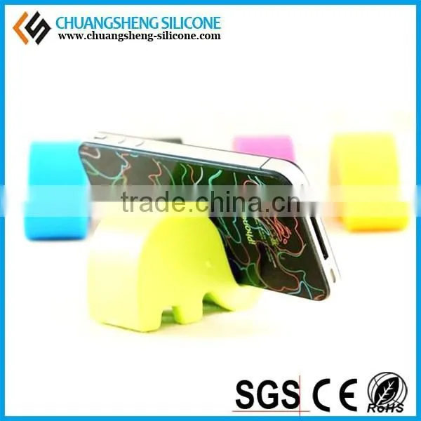 Factory Price Elephant Shape Silicone Cell Phone Stand photo-3