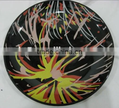 Decorative Custom Hand Painted Ceramic Round Dinner Plates photo-2