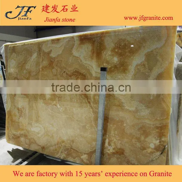 2017 Top Grade Capuccino Onyx Slabs Stone Low Price photo-2