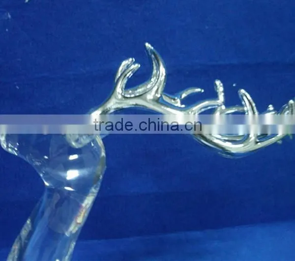 Hot Selling Acrylic Xmas Reindeer Figurines Decoration photo-2