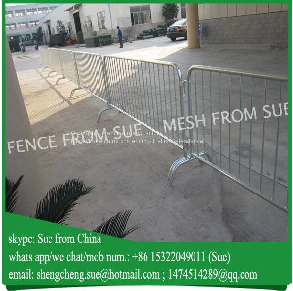 Hot Dipped Galvanised Concert Barriers Event Barricade Prices photo-2