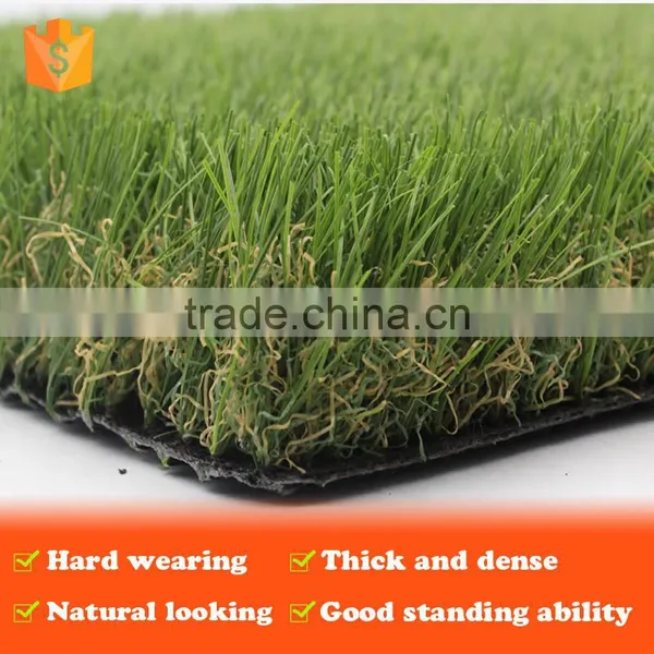 20-50mm Customized Eco-friendly Synthetic Fake Lawn for Balcony photo-2