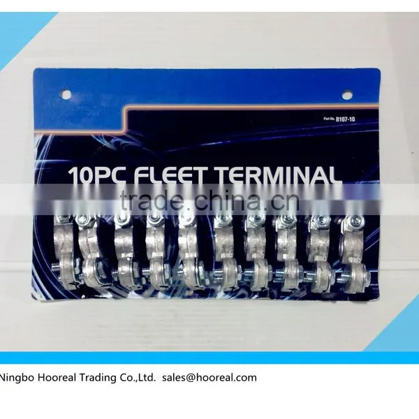 BATTERY TERMINAL ENDS HEAVY-DUTY FLEET TOP POST TYPE 10 PC FOR UNIVERSAL CAR TRUCK AUTOMOTIVE TOOLS