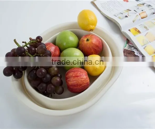 Large Disposable Plastic Unique Decorative Salad Bowls photo-2