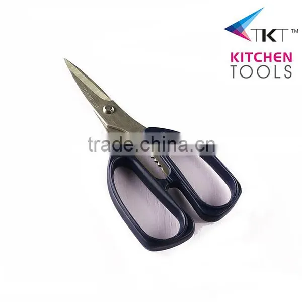 High Quality Plastic Handle Chicken Bone Kitchen Scissors photo-2