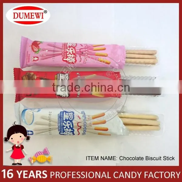 Strawberry Coated Biscuit Stick/ Cookies Stick photo-2