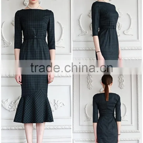 Fashion Design Ladies Elegent Fishtail Long Dress photo-4