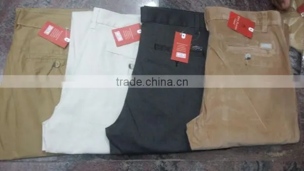 Cotton Stretched Skinny Mens Khaki Pant and Trouser photo-3