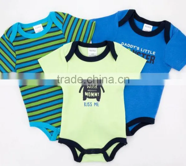 2017 Wholesale Newborn Clothes Sleeveless 100% Cotton Baby Rompers Summer photo-3