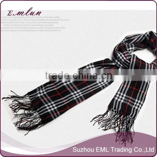 British Style Cashmere Blend Scarf Wholesale photo-4