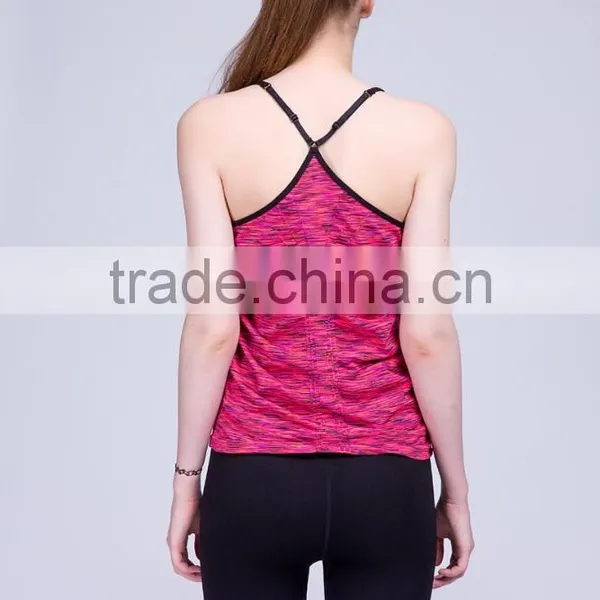 Ladies Seamless X Strap Tank Top Classic Camisole photo-3
