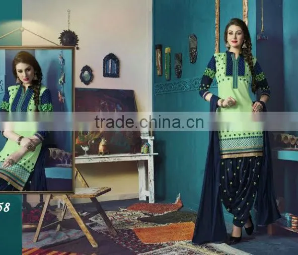 Cotton Patiala Suits photo-4
