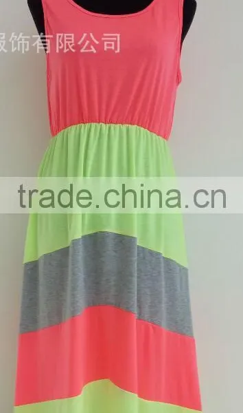 Summer Family Clothes Mother Daughter Beach Dresses Womens Kids Girls Dress Nice photo-2
