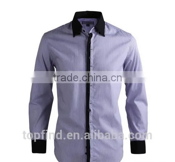 Fashionable Big Size New Design 100% Cotton Woven Shirt for Men