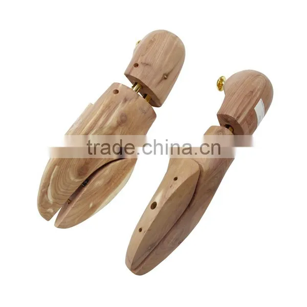 Individual Packing and Custom Logo Available Red Cedar Wood Shoe Stretcher With Double Tube photo-2