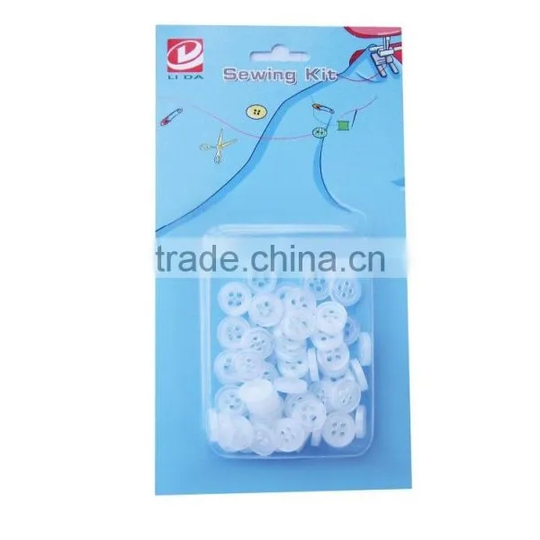 Button Wholesale Sale Four Hole DIY Plastic Button 20mm photo-3
