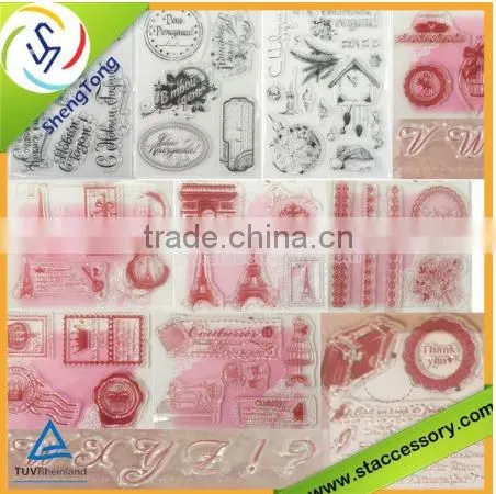 New Product Wholesale Silicone Rubber Stamp Scrapbooking Stamps photo-5