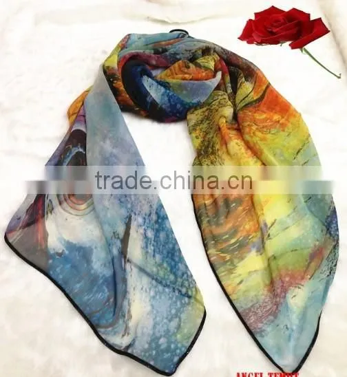 PRINTED POLYESTER SCARF photo-4