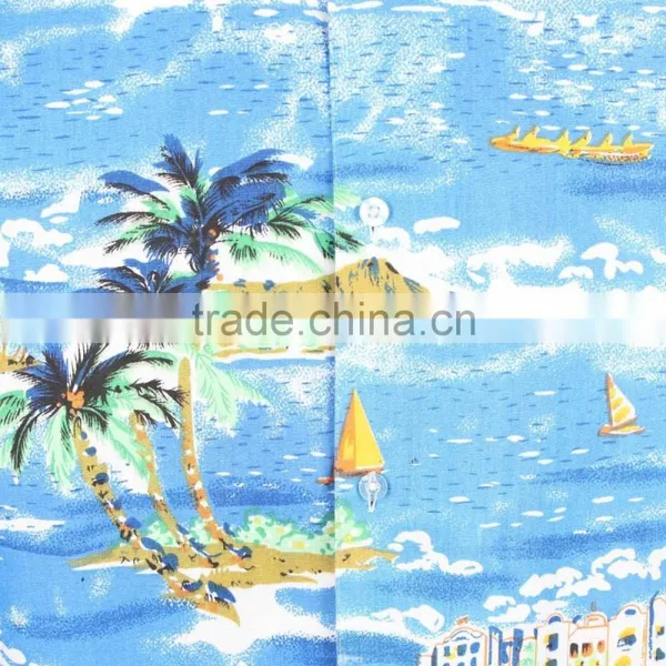 All Over Print Cotton Mens Hawaiian Aloha Shirt photo-5