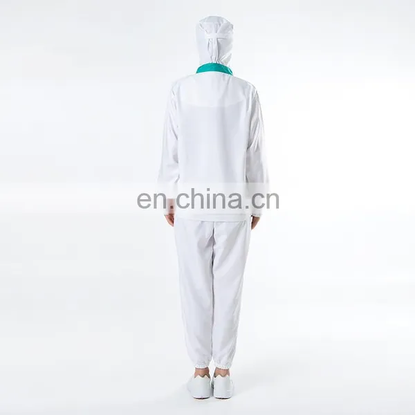Fashion 100%Polyester White Food Factory Uniform photo-5