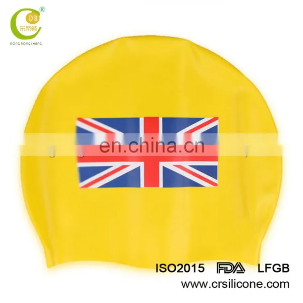 Customized Logo 100% Silicone Swimming Cap With Adult and Kid Size photo-6
