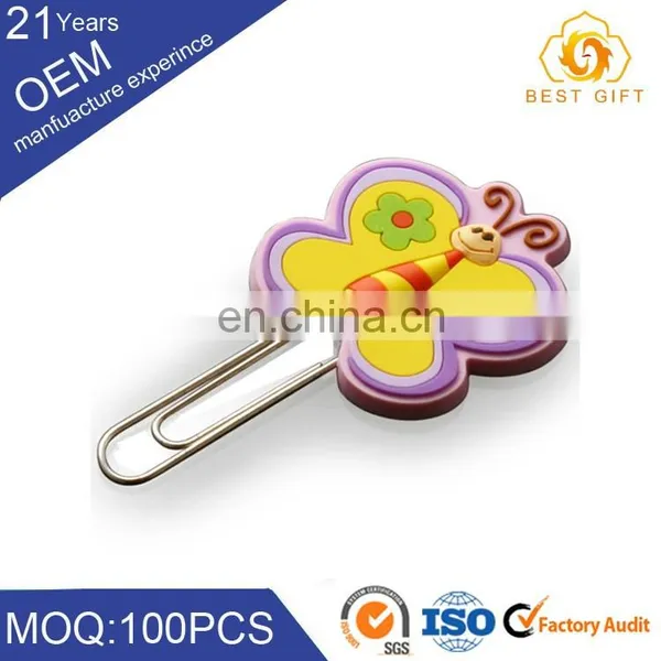 Hot Sell Unique Customized Design Anime Logo Paper Clip Metal Paper Clip Holder photo-5