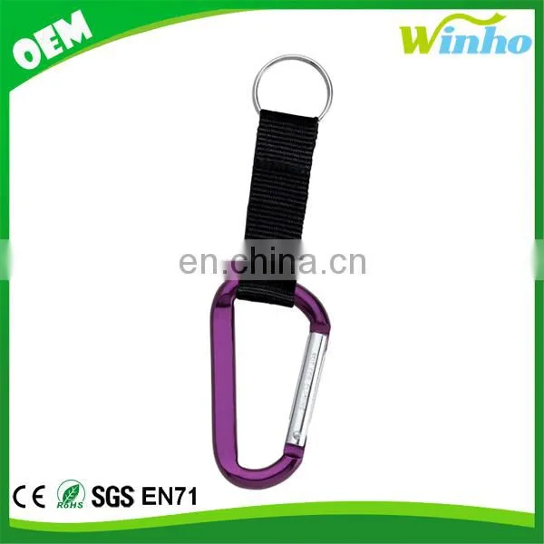 Winho Carabiner With Split Ring & Nylon Strap photo-3