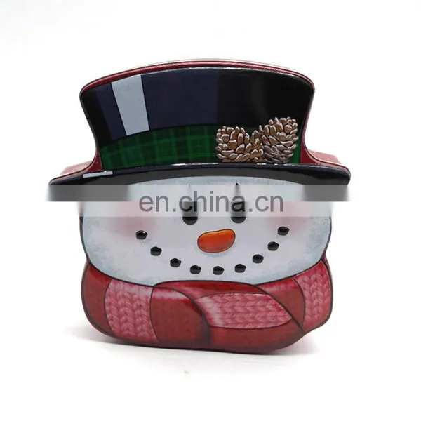 Customized Decorative Snowman Christmas Gift Metal Tins Boxes photo-4